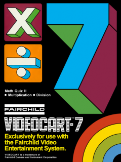 Videocart-07: Math Quiz II (Multiplication & Division)