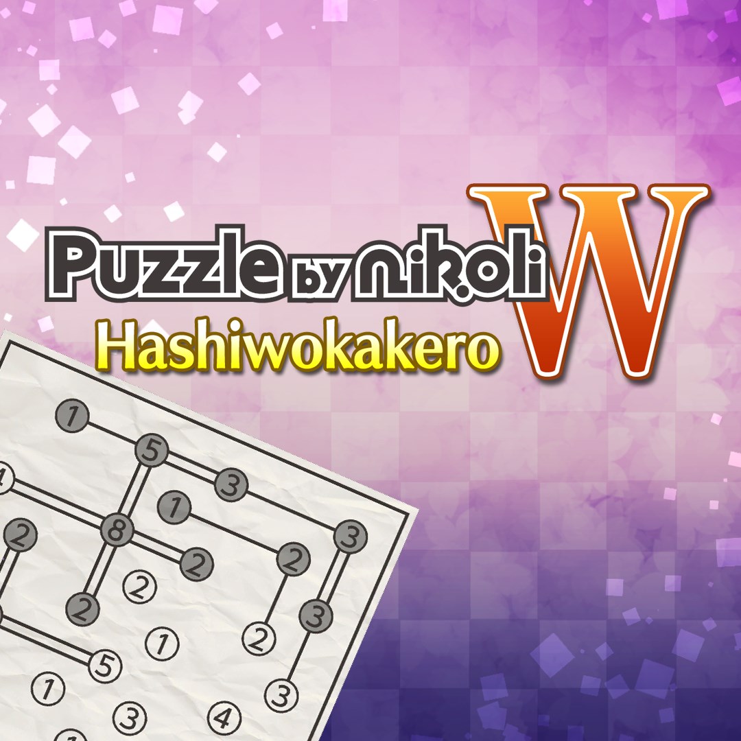 Puzzle by Nikoli W Hashiwokakero