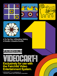 Videocart-01: Tic-Tac-Toe, Shooting Gallery, Doodle, Quadra-Doodle