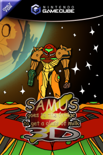 ~Hack~ Samus Goes to the Fridge to Get a Glass of Milk 3D